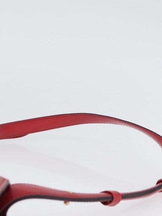 LOUIS VUITTON Epi Cluny Shoulder Bag Red M52257 LV Auth ka3024 - Picture 9 of 16